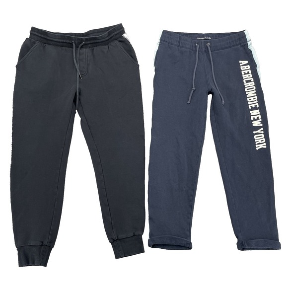 Abercrombie Guess Y2K Jogger Pants LOT of 2 Womens Small Athleisure Academia Gym - Picture 1 of 12
